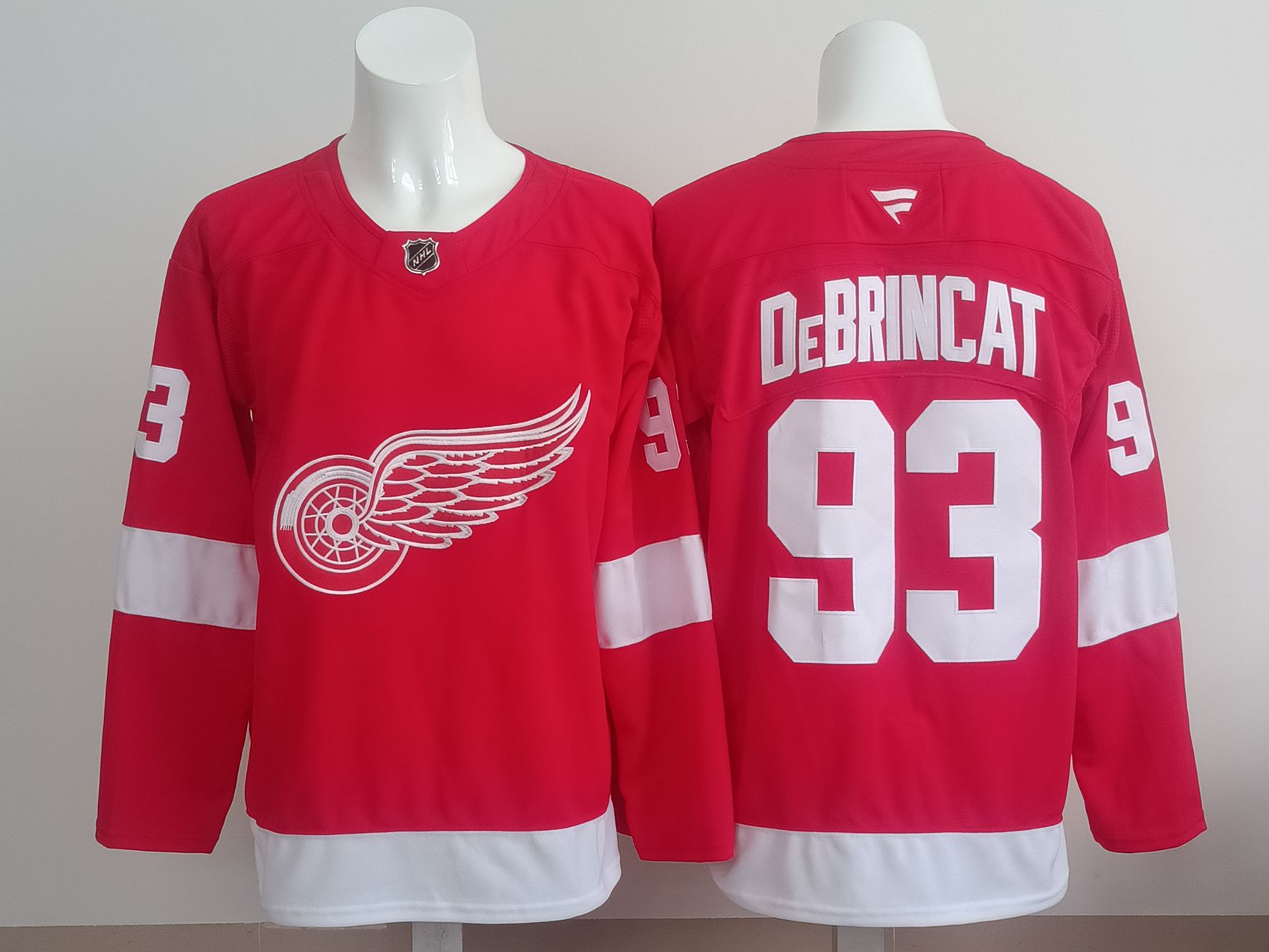 Men 2025 Detroit Red Wings #93 Debrincat Red NHL Jersey style 01->detroit red wings->NHL Jersey